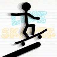画线滑板Line Skater_logo